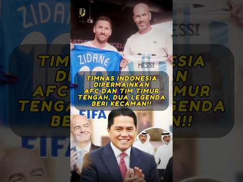 Dua Legenda Turun tangan! #timnasindonesia #pssi #afc #shortsbola #garudamendunia #messi #zidane