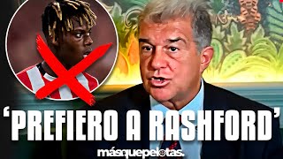 LAPORTA SOBRE NICO WILLIAMS: "SIEMPRE PREFERÍ A LUIS DIAZ O A RASHFORD"