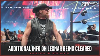 Additional Information On Brock Lesnar Being Cleared To Return To WWE