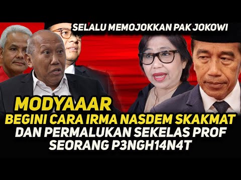 Selalu Memojokkan Jokowi , Begini Irma Nasdem Permalukan Pengh14n4t yg Selalu Bernarasi Jahat