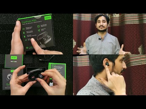 (ENGLISH) MiVi DuoPods M20 Unboxing, Features, Calling, Music, Bass, Ear Fitting - Best Budget Earbuds