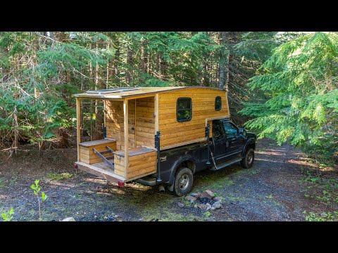 A Night in my Cozy Truck Cabin in the Mountains