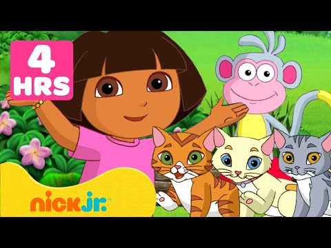 مغامرات دورا | أفضل لحظات دورا المستكشفة - ماراثون ضخم! 💥 240 دقيقة | نيكلوديون | Nick Jr. Arabia