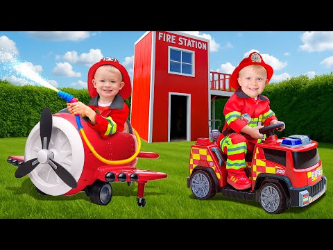 Маленький Адам пожарный 🚒 Учим правила безопасности