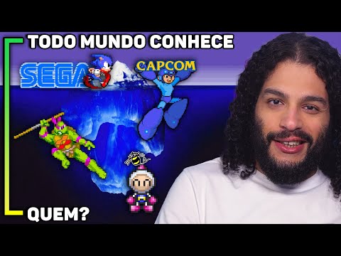 Empresas mais FAMOSAS e as DESCONHECIDAS de jogos dos anos 90 | Jogo do Iceberg