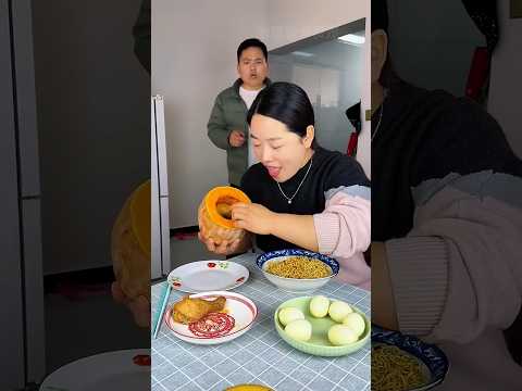 I Fooled My Husband Into Eating Chicken And Noodles 😋 #foodchallenge #shortsfeed #ytshorts