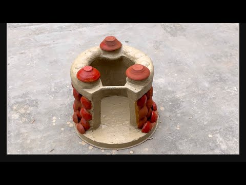 Full video mitti ka chulha new design chulha mini chula village life rural life clay stove mud stove