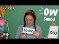 Identifying the 'ow' Sound in Words