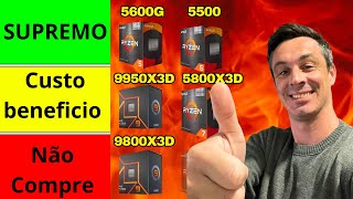 Rankeando: Piores e Melhores RYZEN