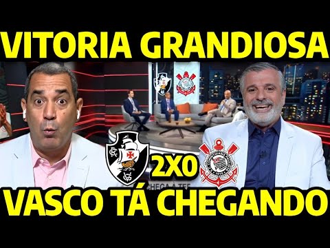 VITÓRIA GRANDIOSA! VASCO TÁ CHEGANDO! PÓS JOGO VASCO 2 X 0 CORINTHIANS! GRANDE VITÓRIA DO VASCO