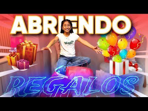 Habiendo todos los regalos 🎁 que me dieron por mi CUMPLEAÑOS 🥳