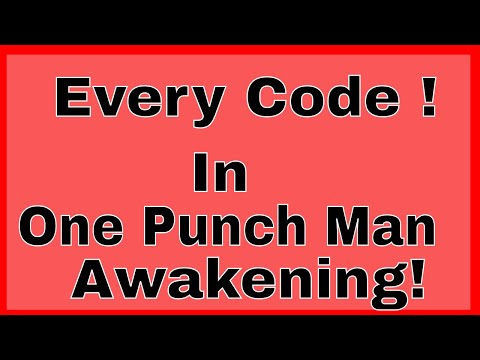 Codes For Roblox One Punch Man Awakening 07 2021 - roblox opm awakening code