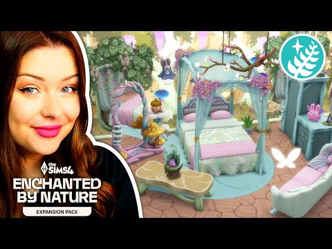 Building a FAIRY HOUSE With the Sims 4 Enchanted By Nature Expansion Pack!!