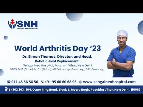 Celebrating World Arthritis Day 2023 with Sehgal Neo Hospital