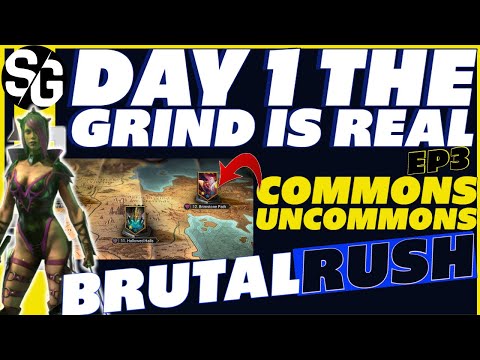 RAID SHADOW LEGENDS | BRUTALRUSH DAY1 | THE GRIND IS REAL!