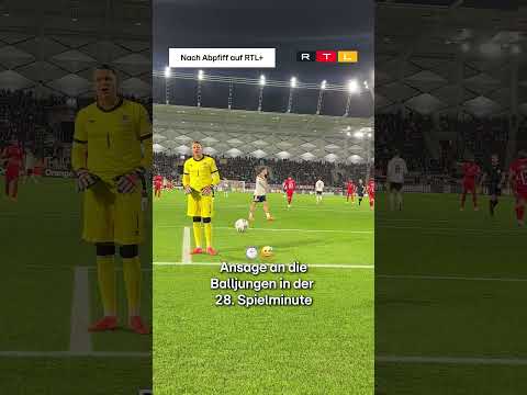 Luxemburg-Keeper mit Ansage an die Balljungen 😂