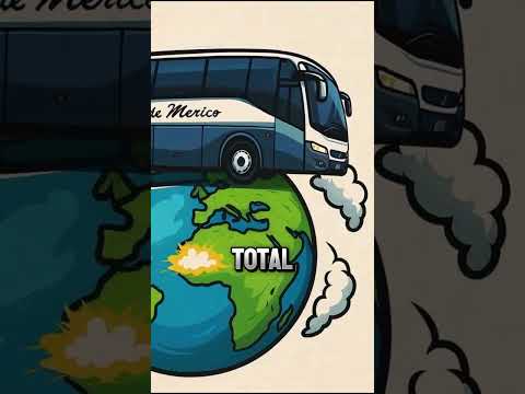 “El autobús que dio 83 vueltas al mundo”