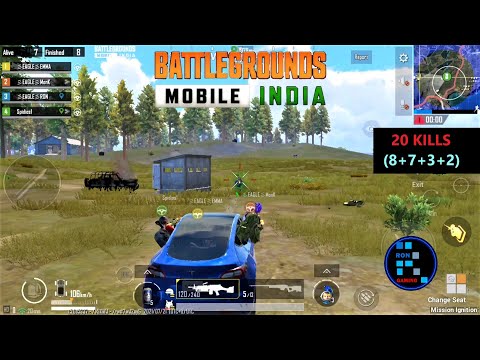 BGMI | AMAZING "20 KILLS" DROPE HUNTING WITH CHICKEN DINNER