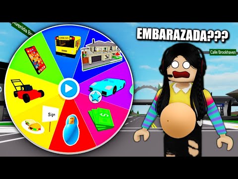 Brookhaven PERO ME CONVIERTO EN LO QUE SALGA EN LA RULETA EXTREMO  en roblox | paolazgames