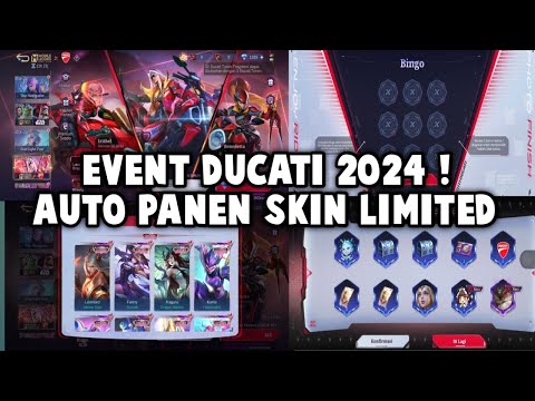 EVENT DUCATI 2024 ! BANYAK SKIN LIMITED AUTO PANEN SKIN !