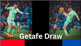 Barcelona Stumbles Against Getafe in La Liga 1-1 Draw