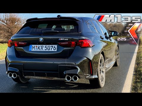 NEW! 2024 M135 | 0-220 km/h acceleration🏁| Automann in 4K