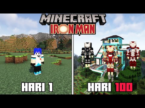 100 Hari Di Minecraft Tapi Aku Jadi Ironman