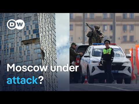 YouTube video thumbnail: Ukraine Steps up Strikes on Russian Capital Ahead of Putin's Victory Day Parade