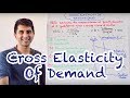 Cross Elasticity of Demand Concepts