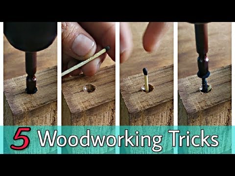 5 Woodworking Tricks / Tips..