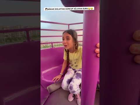 👧🏻DÖNME DOLAPTAN KORKUP AĞLAYAN DURU😆😂