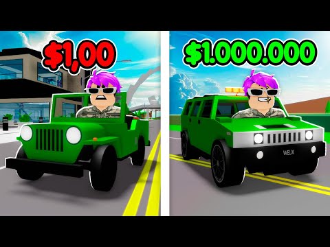 CARRO MILITAR DE $1 vs $1 000 000 no BROOKHAVEN!