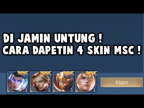 DI JAMIN UNTUNG ! CARA DAPETIN 4 SKIN MSC ! CUMA 719 DIAMOND DAPET 4 SKIN MSC !! EVENT MSC 2025