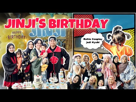 HAPPY BIRTHDAY JINJI !!! KELUARGA R COSPLAY JADI AKATSUKI DAN KYUBI