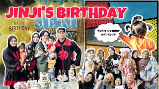 HAPPY BIRTHDAY JINJI !!! KELUARGA R COSPLAY JADI AKATSUKI DAN KYUBI