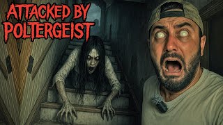 A DEMON TRIED TO KILL ME IN THE HAUNTED POLTERGEIST TOMB HOUSE GONE WRONG!