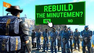 Rebuilding The Minutemen In Fallout 4 Survival Mode