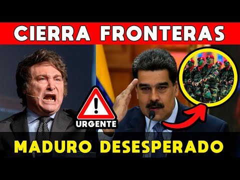 MADURO DESESPERADO: CIERRA FRONTERAS 🚨 MILITARES SE LE DAN VUELTA? CAE DICTADURA?