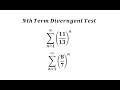 Understanding the Divergence Test and Infinite Series