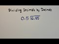 Dividing Decimals and Quotients