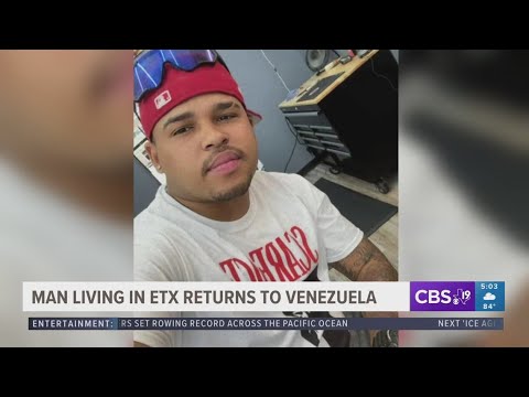 YouTube video thumbnail: After Being Deported to El Salvador, Venezuelan Immigrant who Once Lived in Longview Returns Home