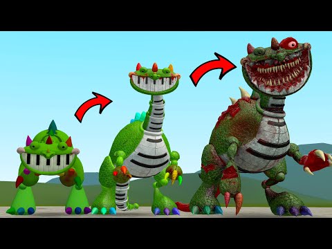 NEW EVOLUTION OF CURSED PIANOSAUR POPPY PLAYTIME CHAPTER 4 In Garry's Mod!!