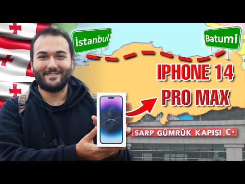GÜRCİSTAN'DAN YARI FİYATINA IPHONE 14 PRO MAX ALDIM!