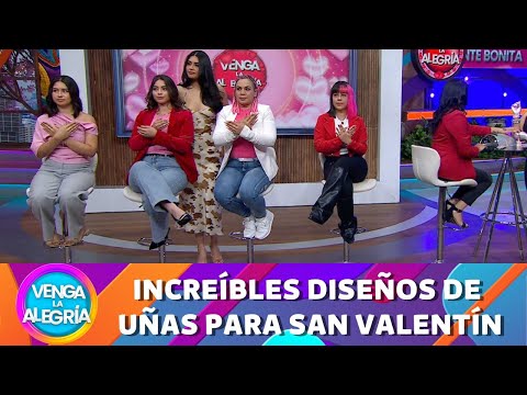 Los mejores diseños de uñas para San Valentín | Programa 10 febrero 2025 PARTE 1 | Venga la Alegría