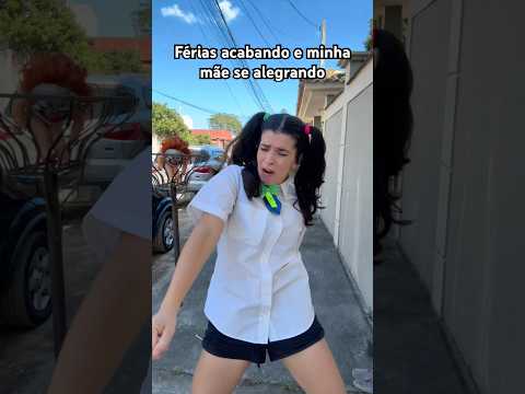Férias acabando e minha mãe se alegrando #crianças #trending #viralvideo #fyp #infantil