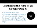 Mass Calculation of a Hockey Puck