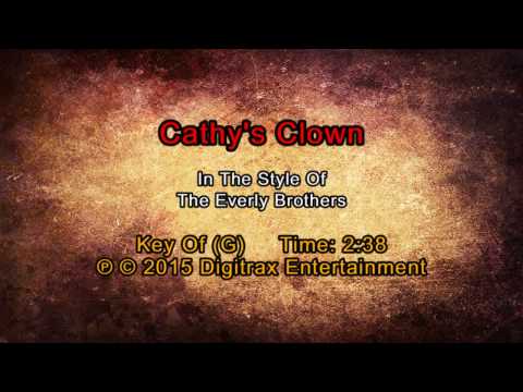 The Everly Brothers – Cathy’s Clown (Backing Track)