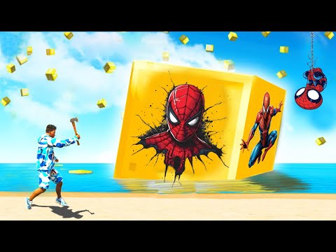 Opening BIGGEST " SPIDER-MAN " LUCKY BOX in Zombie Apocalypse | GTA5 GAMEPLAY