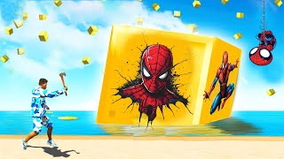 Opening BIGGEST " SPIDER-MAN " LUCKY BOX in Zombie Apocalypse | GTA5 GAMEPLAY