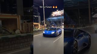 Lamborghini In Night 🥵🥵.                       #lamborghini #rich #short #shorts #video #car